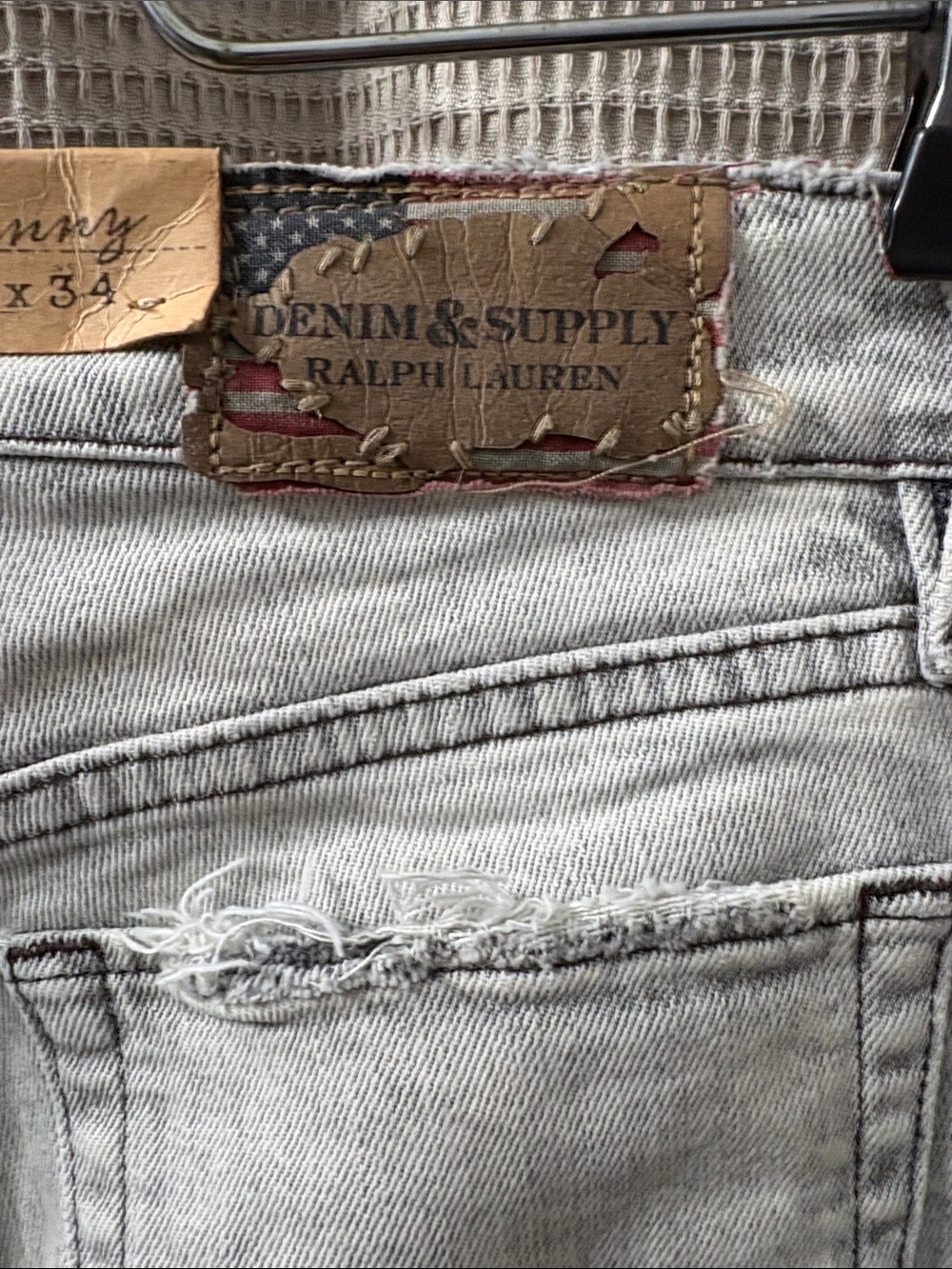 Ralph Lauren Denim & Supply Light Gray Washed Jeans